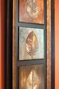 A leaf framed photo