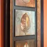 A leaf framed photo
